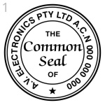 Company Seal Style 1
