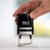 A R40 round rubber stamp that for the office that works.